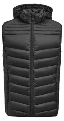 Produktbild von Essentials - "Base" Weste für Herren, Abnehmbar ET472 (S) (Schwarz)