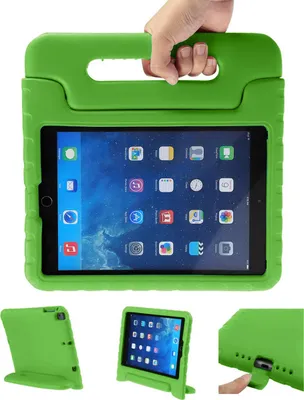 Immagine prodotto di iPad 6 2018 9,7 pollici, iPad 5 2017 9,7 pollici custodia: imoshion Back Cover con maniglia blocco di sicurezza per bambini