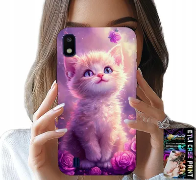 Immagine prodotto di Custodia Per Samsung A10 - Simpatico Gattino, Gatto, Disegni Con Animali