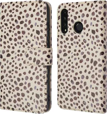 Produktbild von imoshion Design Klapphülle Huawei P30 Lite - Black And White Dots