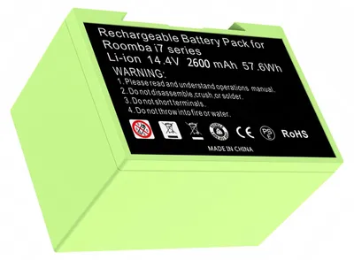 Obrázok produktu pre Náhradná batéria Tradebit pre iRobot Roomba i7, i7+, i3, i3+, i4, i4+ – 14,4 V, 2600 mAh – náhradná batéria pre robotický vysávač – Li-Ion