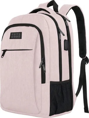 Produktbild von TRVLMORE 36L Rucksack - Rucksack mit 17,3 Zoll Laptopfach - Schulrucksack - Spritzwassergeschützt - Herren und Damen - Jungen und Mädchen - Rosa
