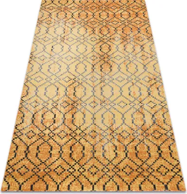 Produktbild von Modern Teppich MUNDO D5751 glamour Outdoor orange / schwarz orange 180x270 cm
