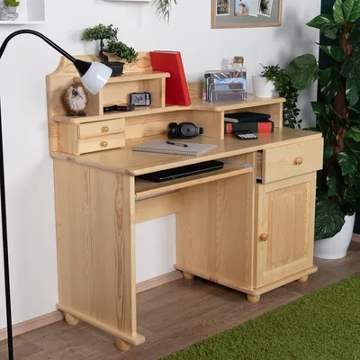 Produktbild von Schreibtisch Kiefer massiv
