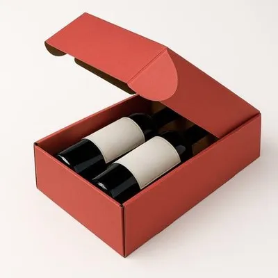 Obrázek produktu pro Krabice K-882 na dvě láhve vína, červené bordeaux