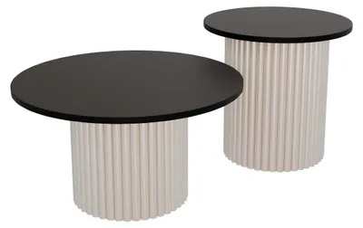 Produktbild von Couchtisch LOMELO 2in1 Cashmere/Schwarz