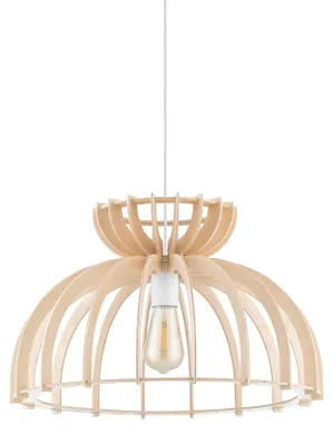 Obrázek produktu pro Závěsné svítidlo KYMI, světlé dřevo, 1xE27x60W, rozměry: 160x48x48 cm, IP20, Nowodvorski Lighting