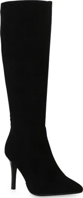 Obrázok produktu pre VAN HILL Dámske klasické topánky s čipkou na podpätku 840775, Farba: Black Velours, Veľkosť: 37