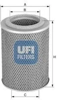 Produktbild von Ölfilter UFI 25.455.00 Filtereinsatz für LAND ROVER 88/109 MK III Geländewagen geschlossen für ASTON MARTIN Lagonda I