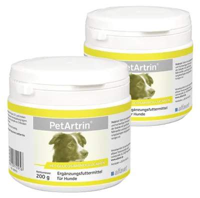 Gelenk-Pulver für Hunde, 2 x 200 g, unterstützt bei Arthrose