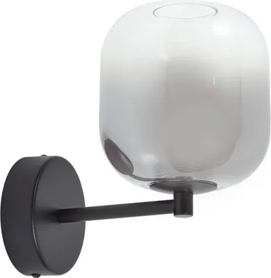 Produktbild von Lucande LED-Wandleuchte Avelina, rauchgrau
