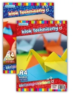 Immagine prodotto di Blok techniczny A4 10 kartek 160g kolorowy