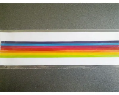 Immagine prodotto di Strisce decorative in cera Meyco nei colori dell'arcobaleno per candele 14 pezzi