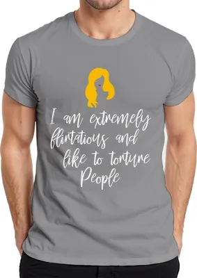 Produktbild von I am extremely flirtatious and like to frech sarkastisch jga Herren T-Shirt, Grau, S