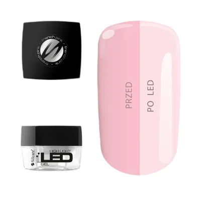 Obrázek produktu pro Silcare Średniogęsty jednofazowy żel do paznokci French Pink, 15g