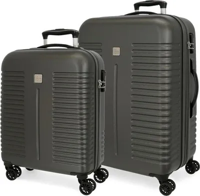 Obrázek produktu pro Sada h cestovních kufrů INDIA Antracita z ABS, 70 cm/55 cm, 5089522