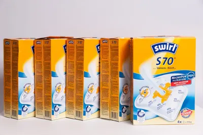 Produktbild von 5 Pakete Swirl Staubsaugerbeutel S70 / S 70 EcoPor für Siemens / Bosch Typ: K