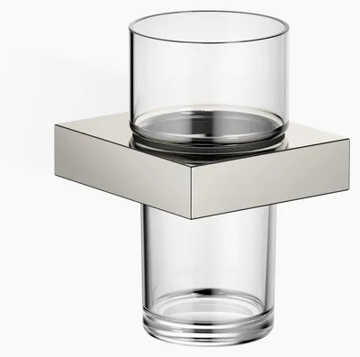 Immagine prodotto di Porte-verre Dornbracht avec verre en cristal, modèle mural, 83400780-08, 83400780-08