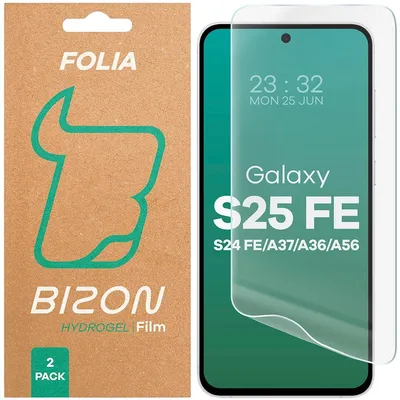 Produktbild von Bizon Glass Hydrogel Front Samsung Galaxy S24 FE [2 PACK]