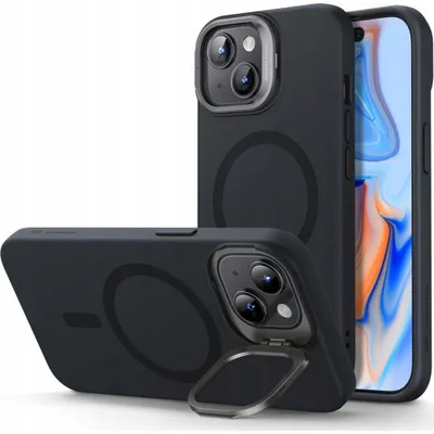 Zdjęcie produktu dla ESR iPhone 15 Plus Magsafe Cloud z podstawką Halolock Cover - czarna