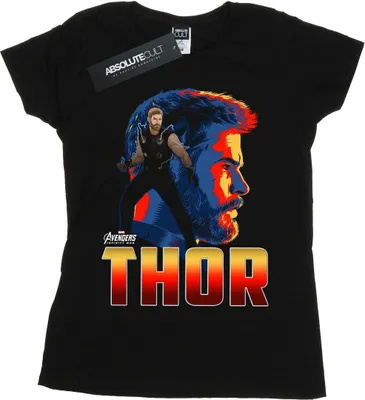 Produktbild von Marvel - "Avengers Infinity War" T-Shirt für Damen BI9145 (M) (Schwarz)
