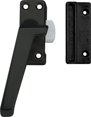 Produktbild von AXA Fensterriegel 3302 - Aluminium, Schwarz - Nach außen öffnend (links) - Nicht abschließbar