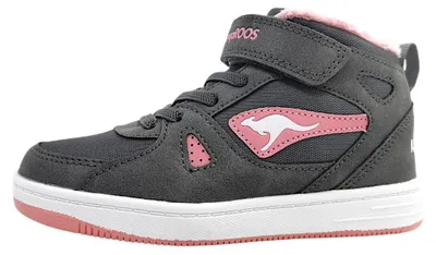 Imagen del producto de KangaRoos K-CP Kalley II: Zapatos para niña, botines con cordones, botas de invierno, color gris, para uso diario