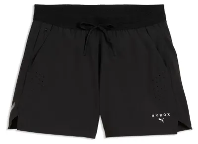 Produktbild von Puma W PUMA X HYROX DRYELITE WOVEN SHORT - PUMA Black, Größe:XS
