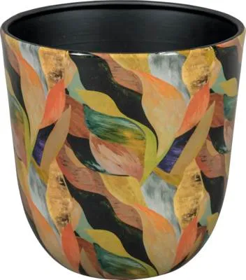 Produktbild von Blumentopf Passion for Pottery Metall Ø 15 cm 15 x 15 x 15,5 cm orange