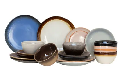 Produktbild von Studio Tavola Geschirrset Earth - 18-teilig / 6 Personen - Steingut