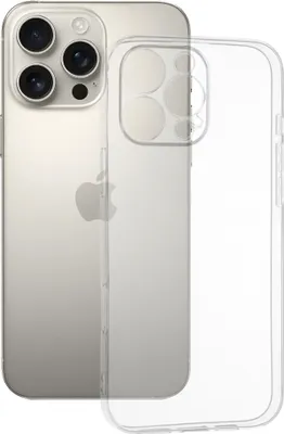 Obrázok produktu pre Techsuit Clear Silicone kryt na iPhone 16 Pro Max – priehľadný