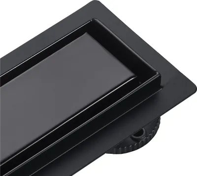 Immagine prodotto di BASIC Drain Black Scarico lineare nero 90 cm