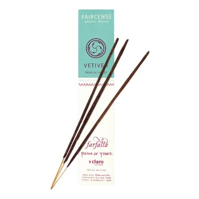 Image de Bâtons d'encens - Vetiver 10pc