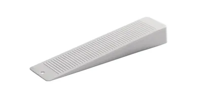 Produktbild von homeXpert Türkeil Länge 100mm Stärke 16mm Kunststoff weiß - 500601