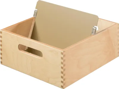 Produktbild von HAN Holz-Karteirog für 900 DIN A5 quer Karteikarten inkl. 1 Metallblattstütze, mit Beschriftungsfeld und Metallboden,es Holz, hochwertige , 505-0, Naturholz