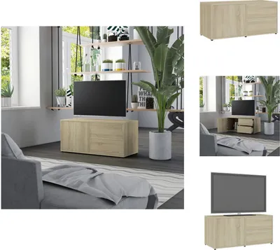 Immagine prodotto di mobile TV vidaXL rovere Sonoma 80x34x36 cm materiale a base di legno - Mobili TV