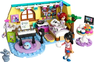 Produktbild von LEGO Friends Paisleys Zimmer, Bau- und Spielset für fantasievolle Rollenspiele, Geschenk für Mädchen ab 6 Jahren, Set mit 2 Minifiguren und einer Hasen Tierfigur, Lernspielzeug 42647
