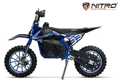 Produktbild von Nitro Motors 1000W Eco Kinder Dirtbike Fossa Fun 10 Zoll 36V Blau