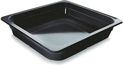 Obrázok produktu pre LACOR SCHWARZ BEHALTER Melamín GN 2/3X65MM, čierny, 35 x 32 x 7 cm