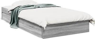 Productafbeelding van Maison Exclusive - Bedframe met lades, grijs sonoma, 90x190 cm, composiethout