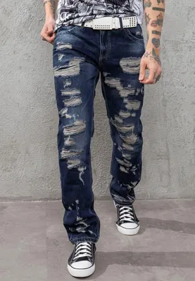 Produktbild von CD843 Herren Jeans Lässiger Style mit Used-Look