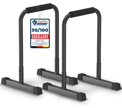 Image de Barres de traction réglables, de 80 à 90 cm, parallèles pour la callisthénie