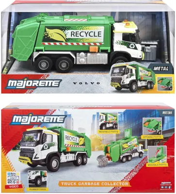 Produktbild von Majorette Spielzeugauto Volvo FMX Truck Crane Kran 22 cm 8503743001