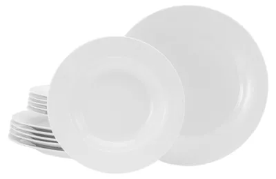 Produktbild von CreaTable, 24532, Base Weiss, Tafelservice 12-tlg, Porzellan