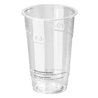 Produktbild von 50x  Trinkbecher 250 ml mit Eichstrich Ø 76 mm -Kunststoff PLA