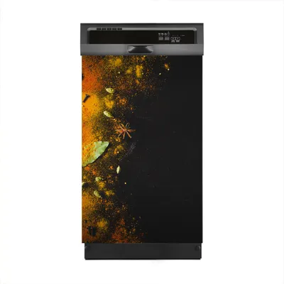 Produktbild von Aufkleber sticker 45x70 cm Dekorative folie Spülmaschine - Gewürze Gemüse