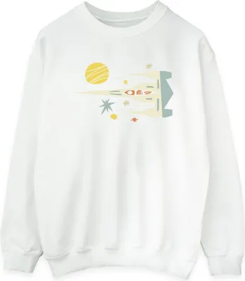 Produktbild von Star Wars - "The Mandalorian" Sweatshirt für Damen BI39763 (L) (Weiß)