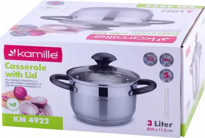 Produktbild von Topf mit Deckel 3,0 l INDUKTION GAS KAMILLE