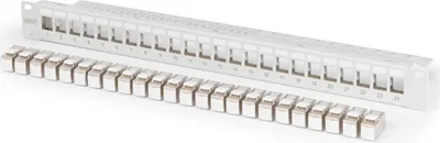 Immagine prodotto di DIGITUS Patchpanel 1HE 24-Port mit DN-93615 geschirmt grau