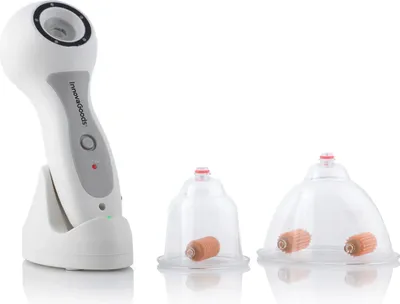 Produktbild von Multifunktionales Anti-Cellulite-Vakuumgerät Premium mit Saugglocken, Unterdruck Massagegerät